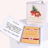 Baby's First Christmas Christmas cake cards
