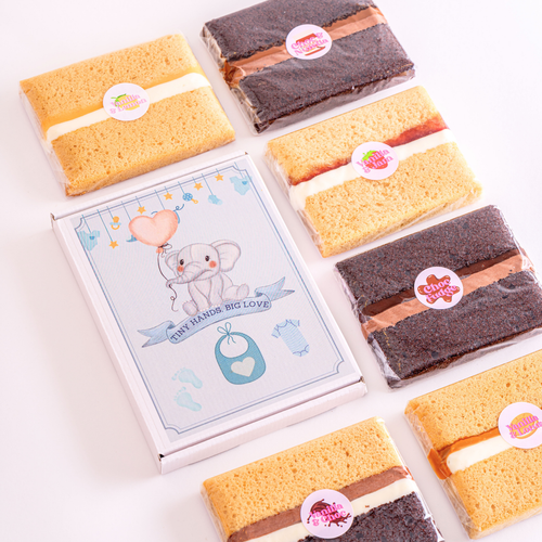New Baby cake cards
