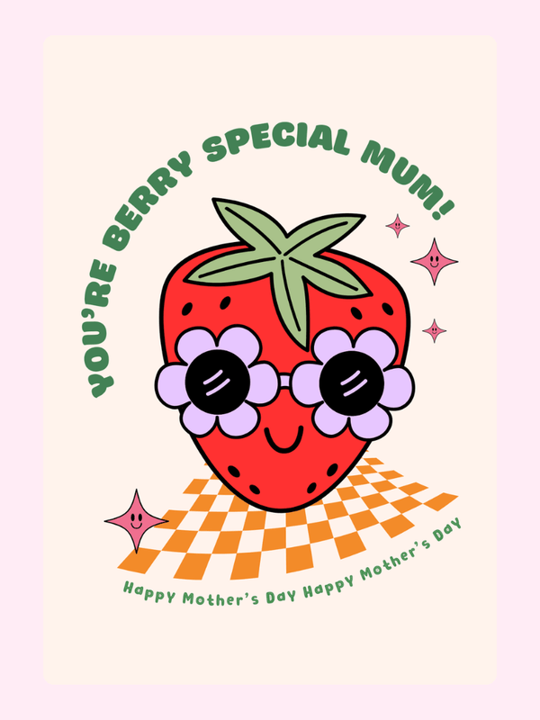 You're Berry Special Mum Cake Card