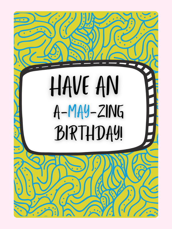 Amazing Birthday Cake Card