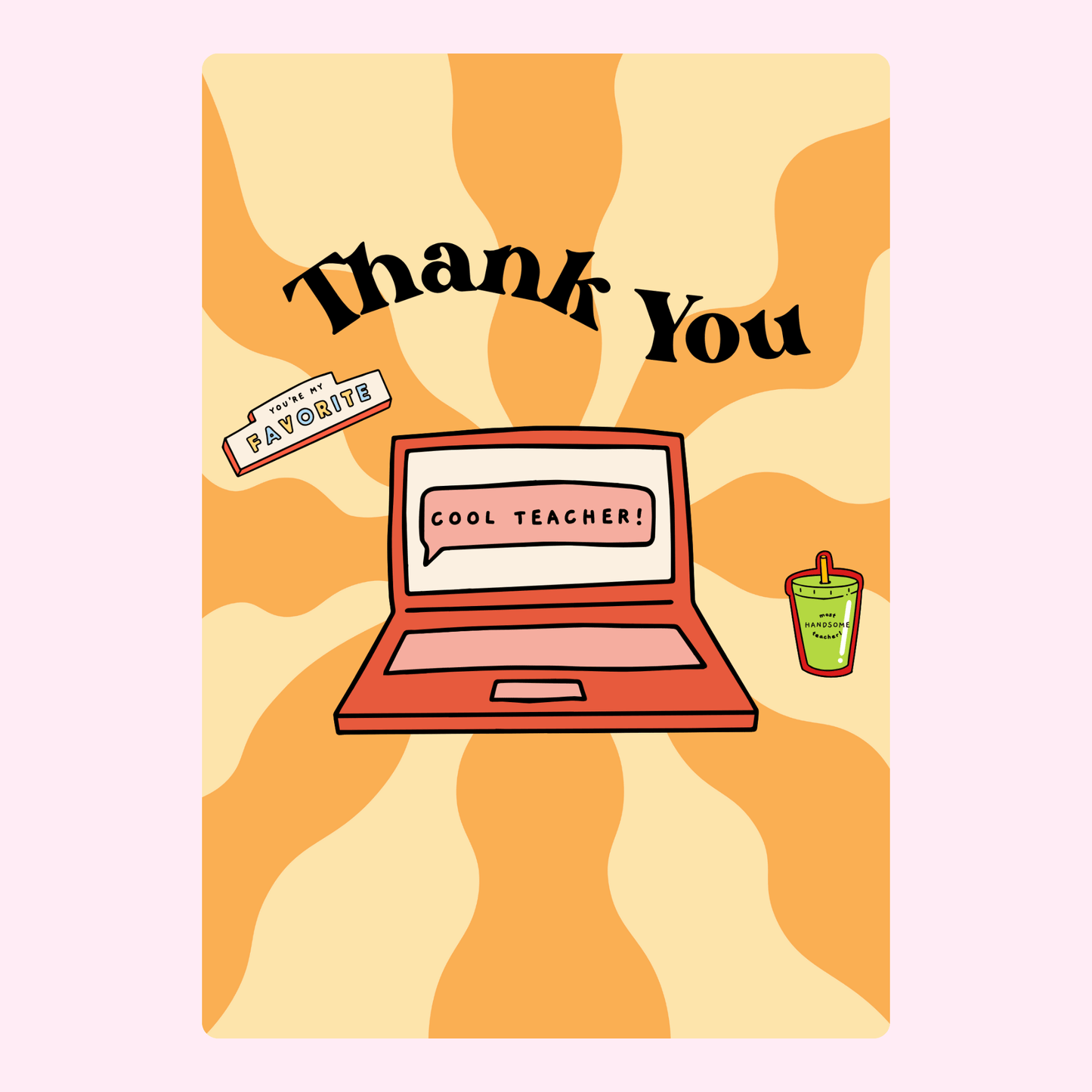 Thank You card for cool teacher - 12_6c184700