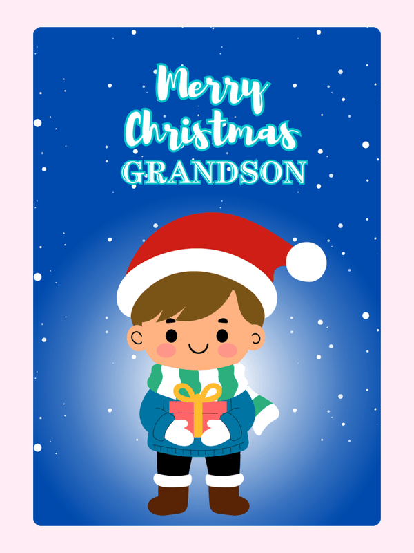 Merry Christmas Grandson