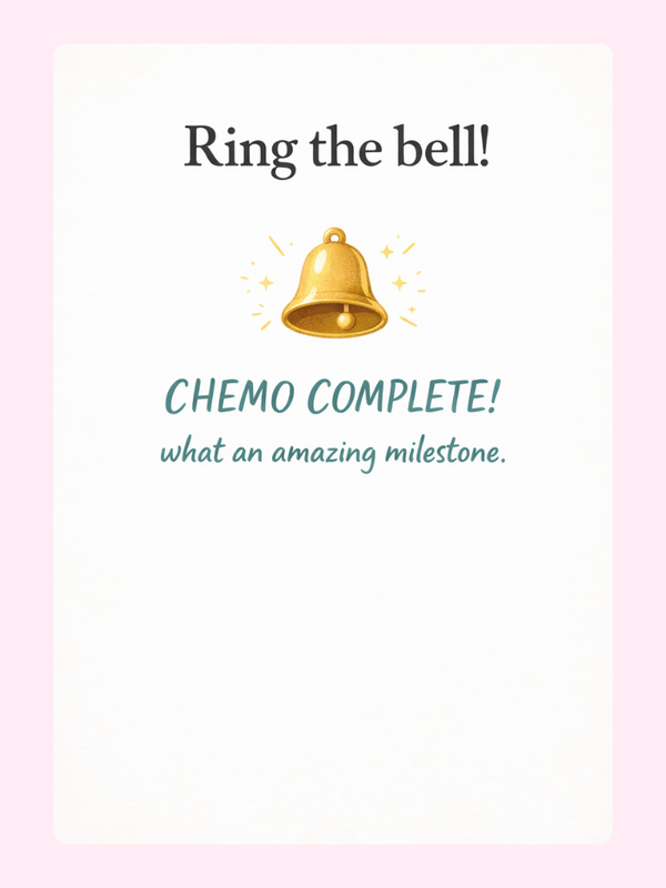 Ring The Bell Chemo Complete Cake Card