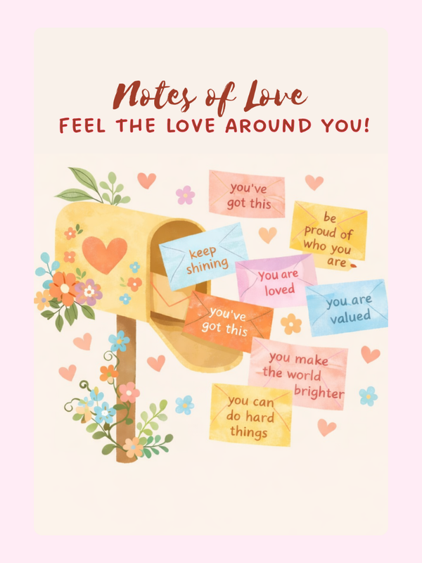 Notes Of Love Postbox Cake Card, just because