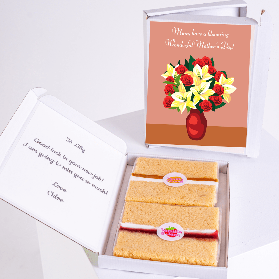 Mother's Day card & cake gift box for Lilly from Chloe.