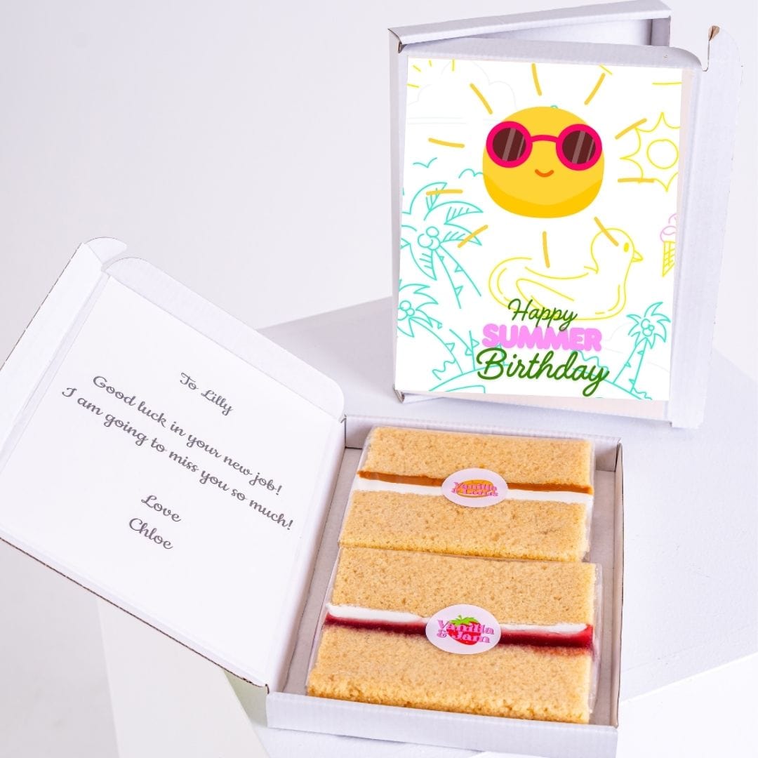 Summer birthday cake gift for Lilly