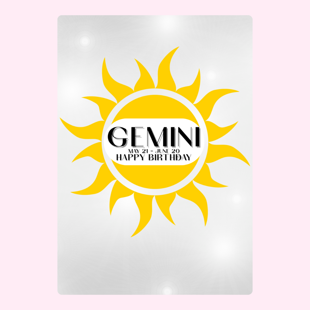 Gemini Happy Birthday