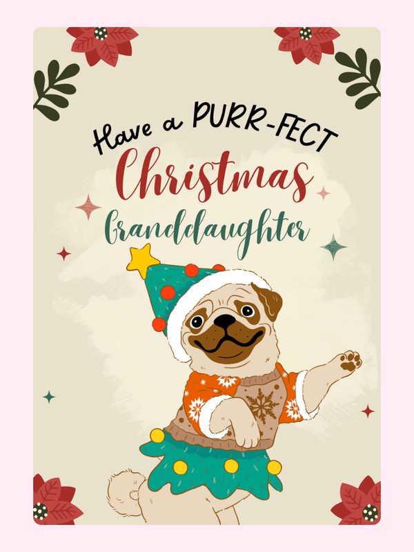 Fur-fect Christmas Granddaughter