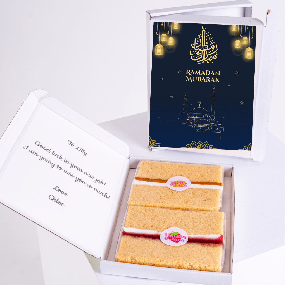 Ramadan Mubarak cake gift for Lilly - farewell message