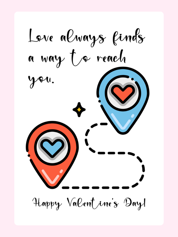 Happy Valentine's Day_105 Cake Card, for a partner