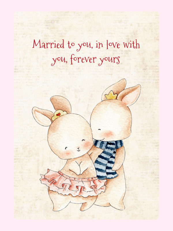 Married To You Cake Card, for a husband