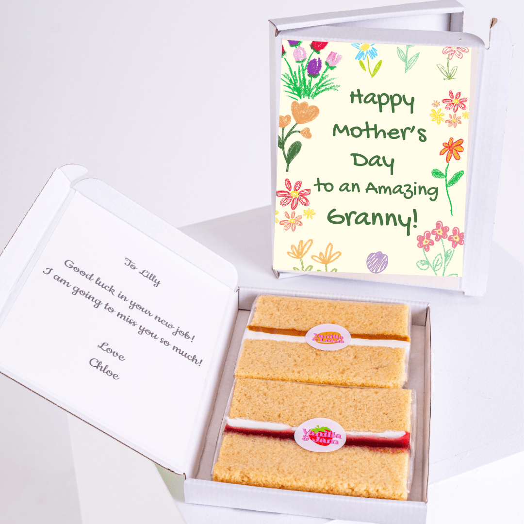 Mother's Day cake gift for Granny with card.