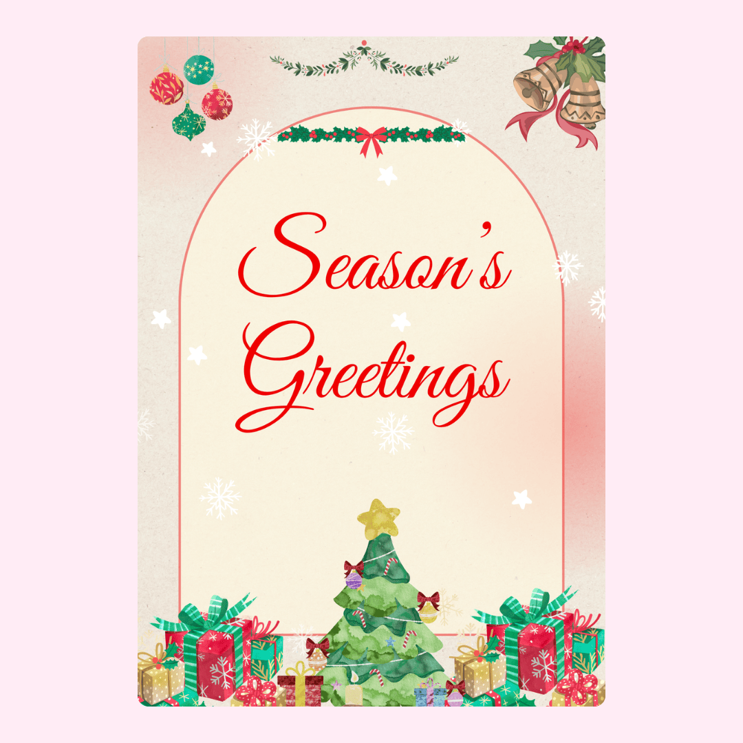 Season's Greetings Christmas card