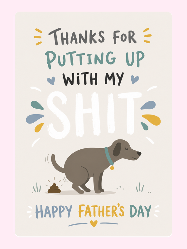 Thanks for Dealing With Me Cake Card letterbox cake card with freshly baked cake slices