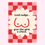 Pink Ribbon cake cards