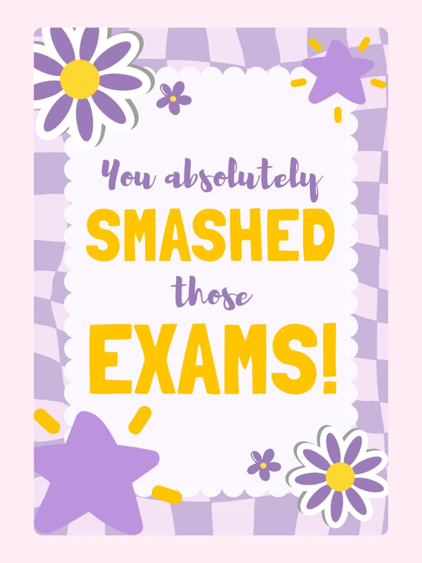 You Smashed Those Exams Cake Card