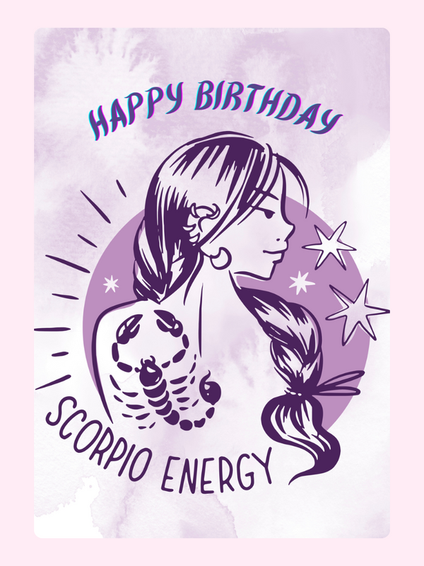 Happy Birthday Scorpio card - 20_bd3891c0