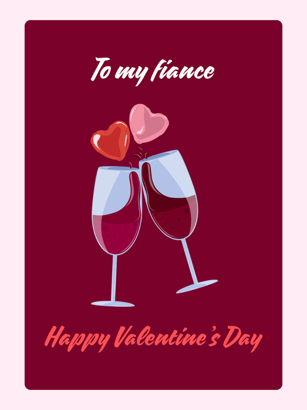 Happy Valentine's Day_162 Cake Card, for a partner