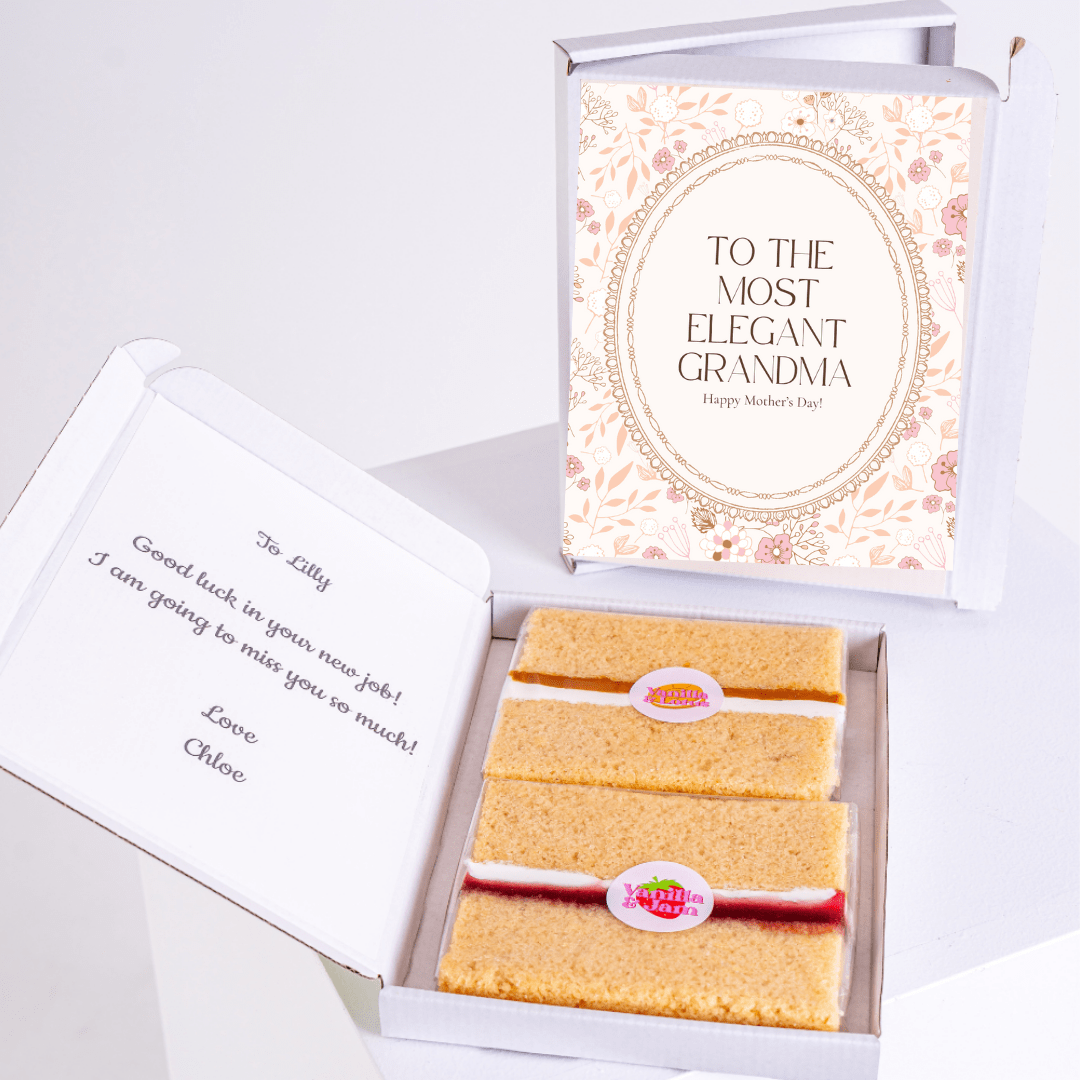 Mother's Day cake & card for Grandma; farewell gift for Lilly