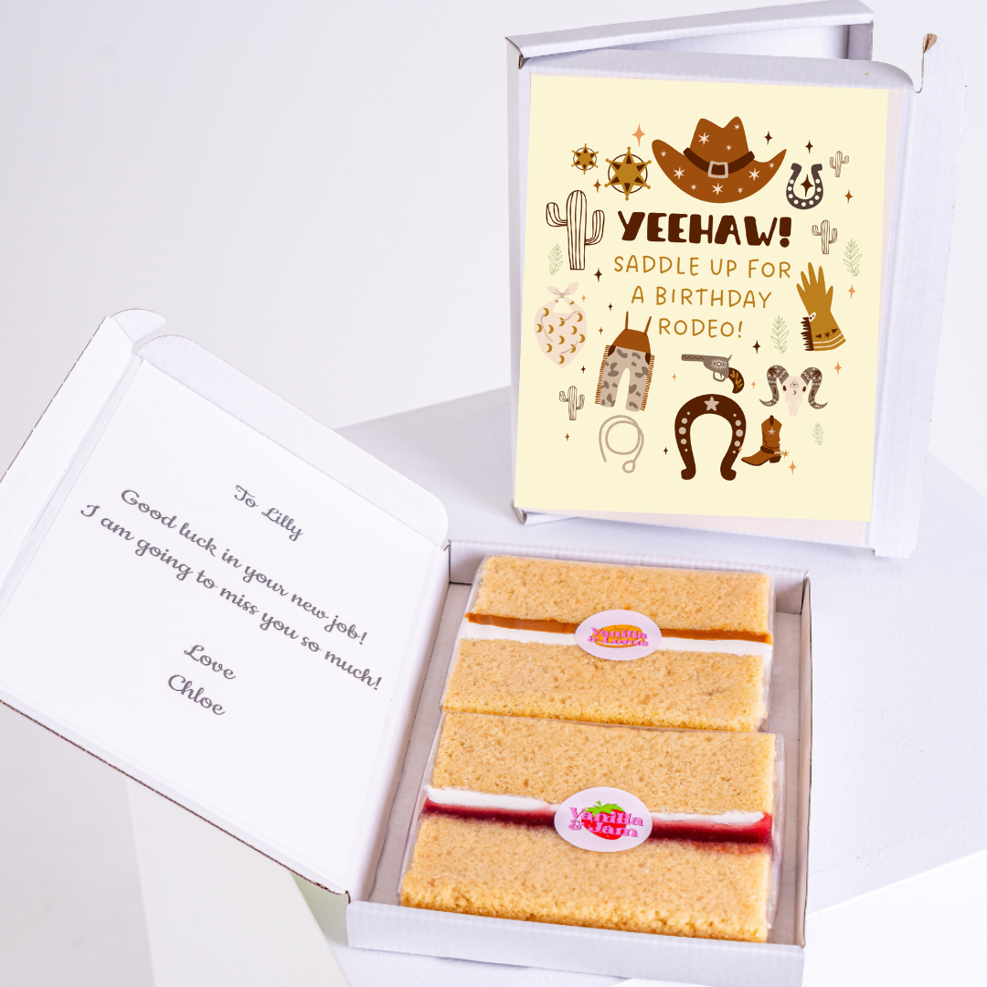 Birthday rodeo cake gift for Lilly