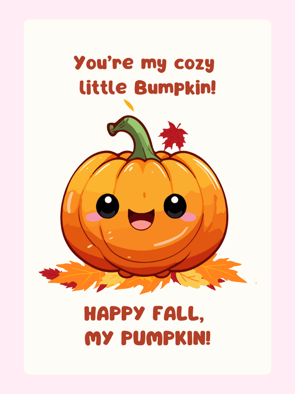 My Pumpkin Cake Card