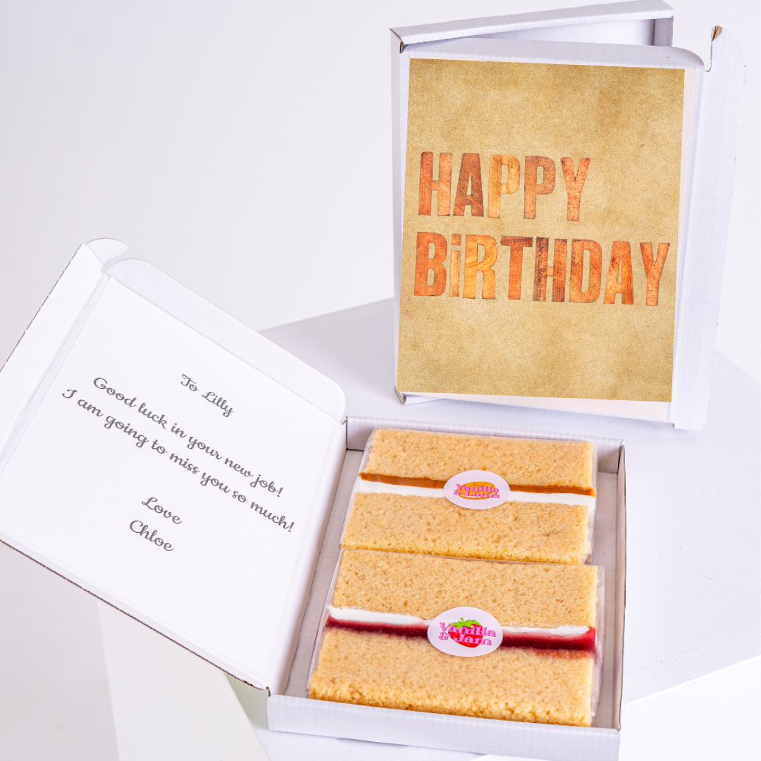 Happy Birthday cake gift for Lilly - going away present.