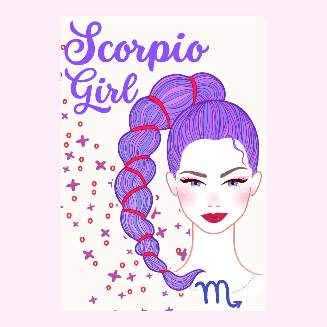 Scorpio Girl illustration, 27