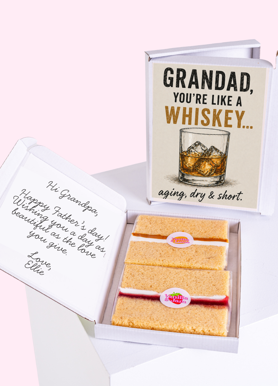 Classic Whiskey Humour Grandad Cake Card | MailBakes