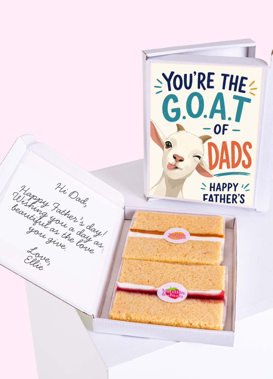 Greatest Of All Time GOAT Cake Card | MailBakes