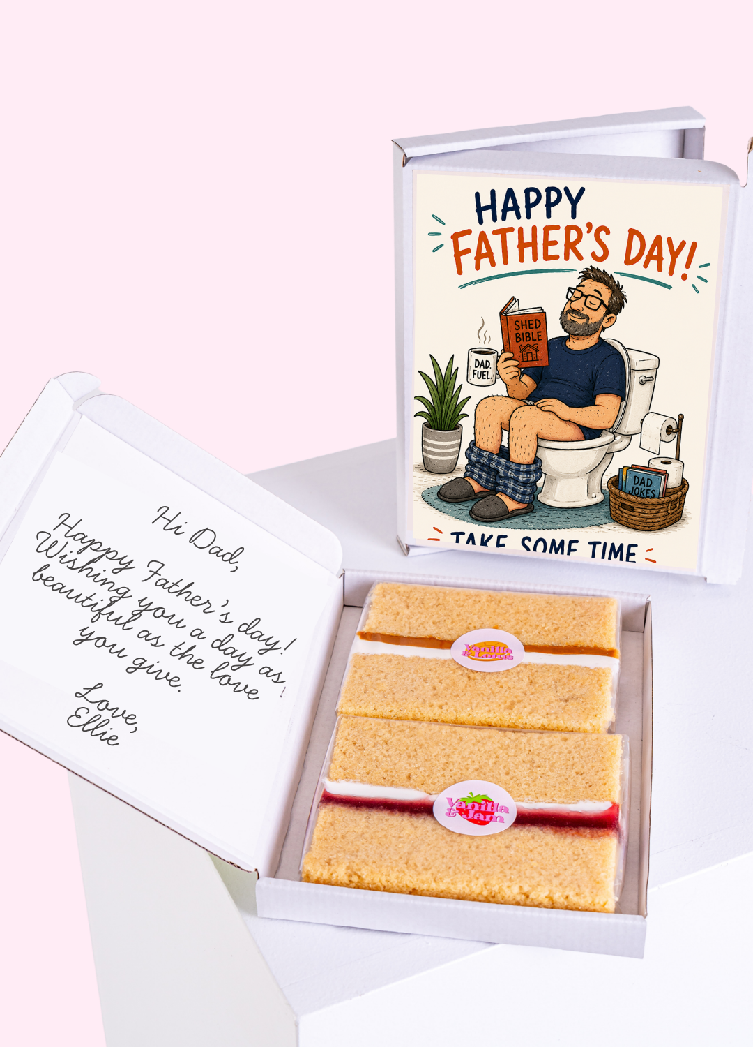 Dad’s Quiet Time Relaxing Cake Card | MailBakes