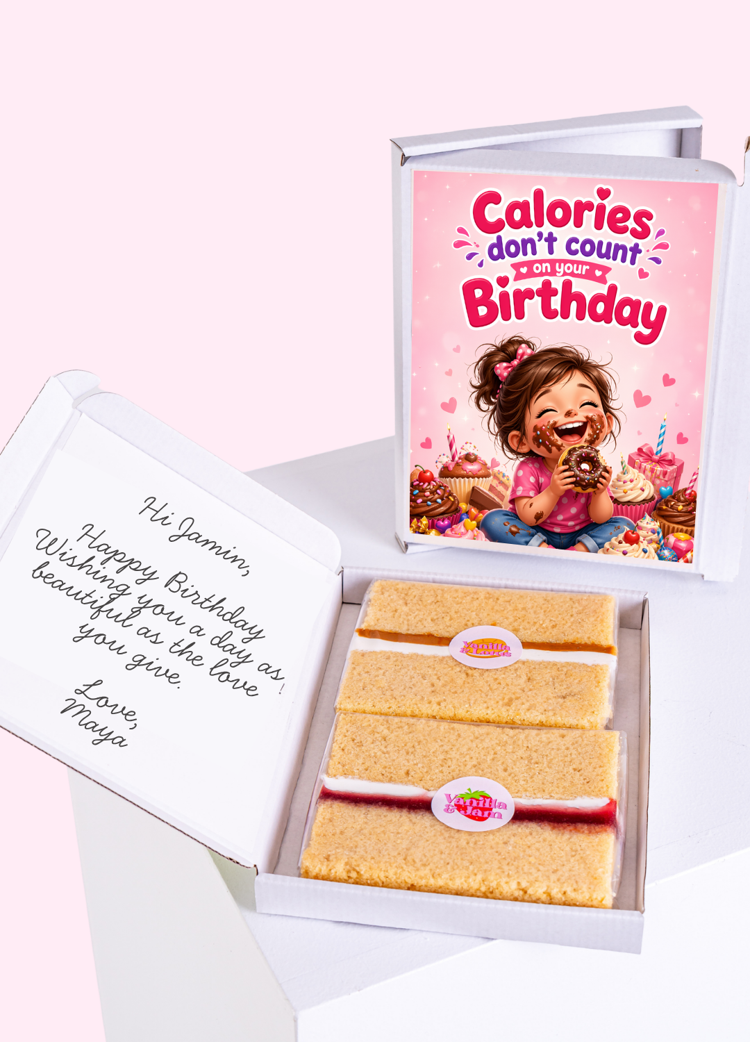 Calories Don’t Count Birthday Cake Card | MailBakes