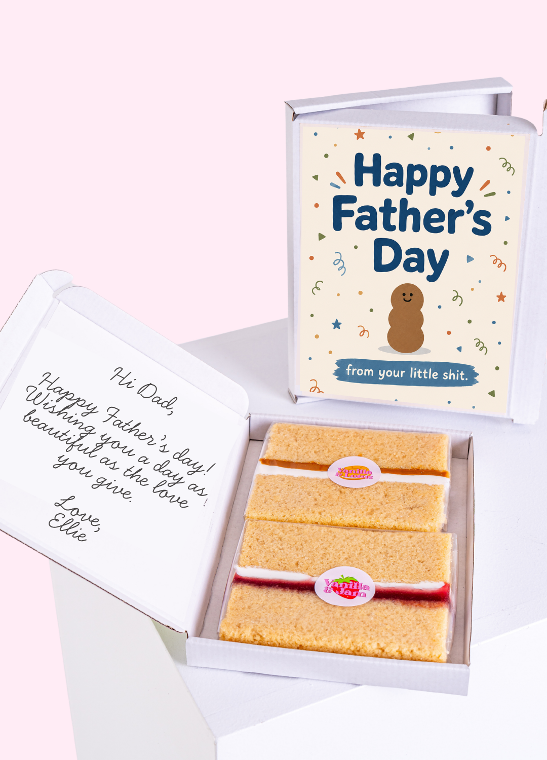 Cheeky Poop Present Cake Card | MailBakes