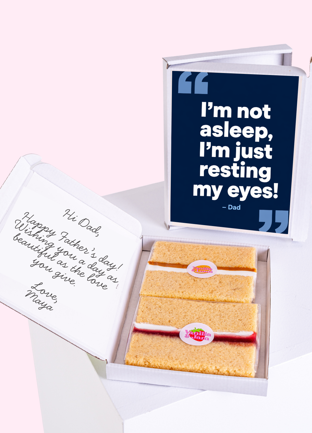Resting Dad Mode Father’s Day Cake Card | MailBakes
