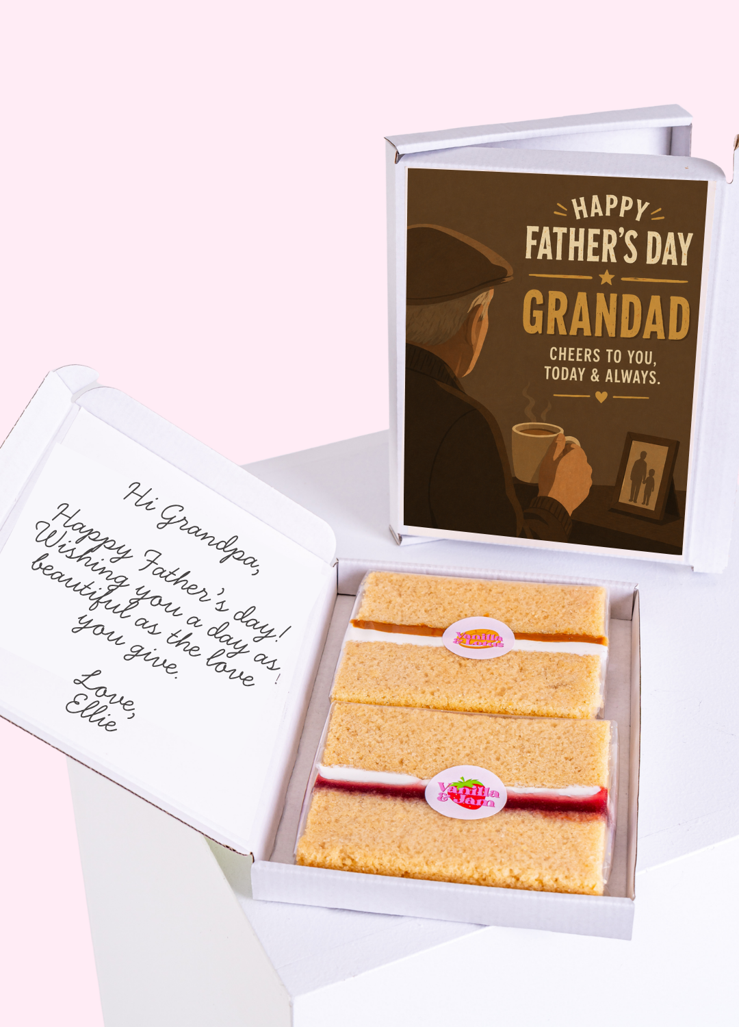 Quiet Morning Cheers Grandad Cake Card | MailBakes