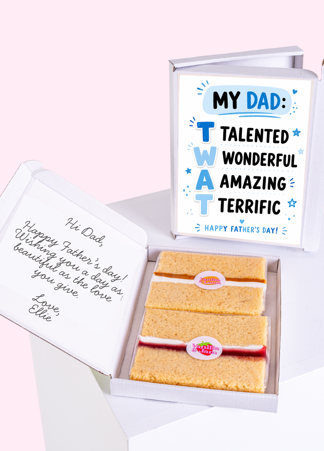 Talented and Wonderful Dad Cake Card | MailBakes