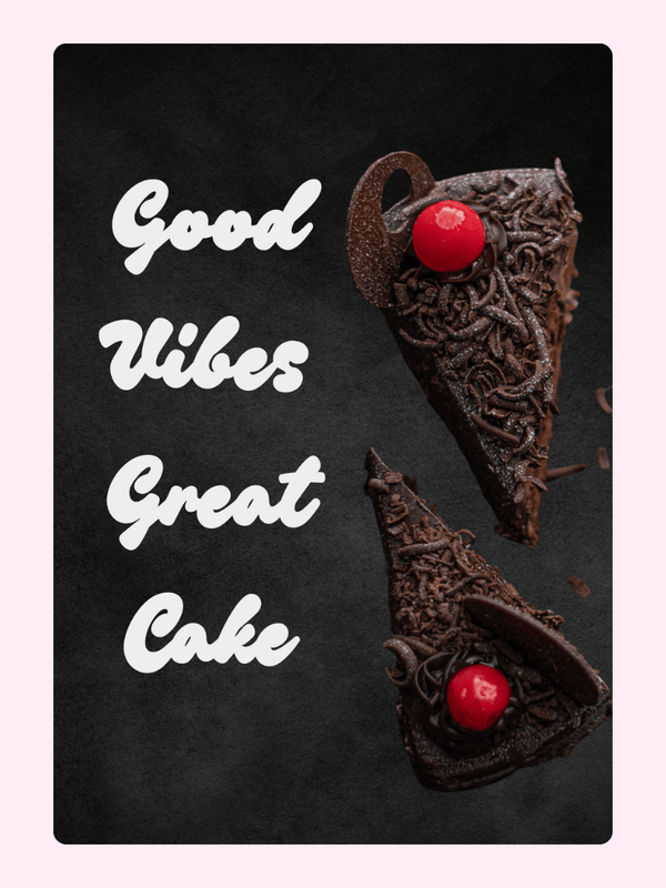 Great Cake Cake Card, birthday