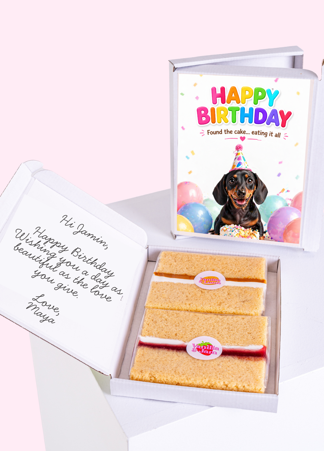 Paw-ty Time Birthday Cake Card | MailBakes