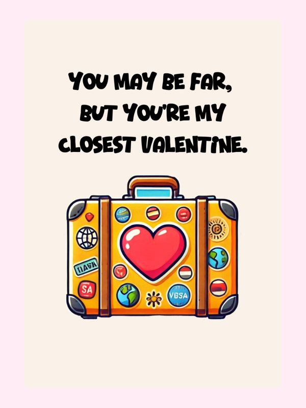 My Closest Valentine's Day Cake Card, for a partner