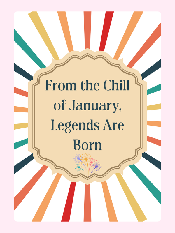 From the Chill of January, Legends Are Born