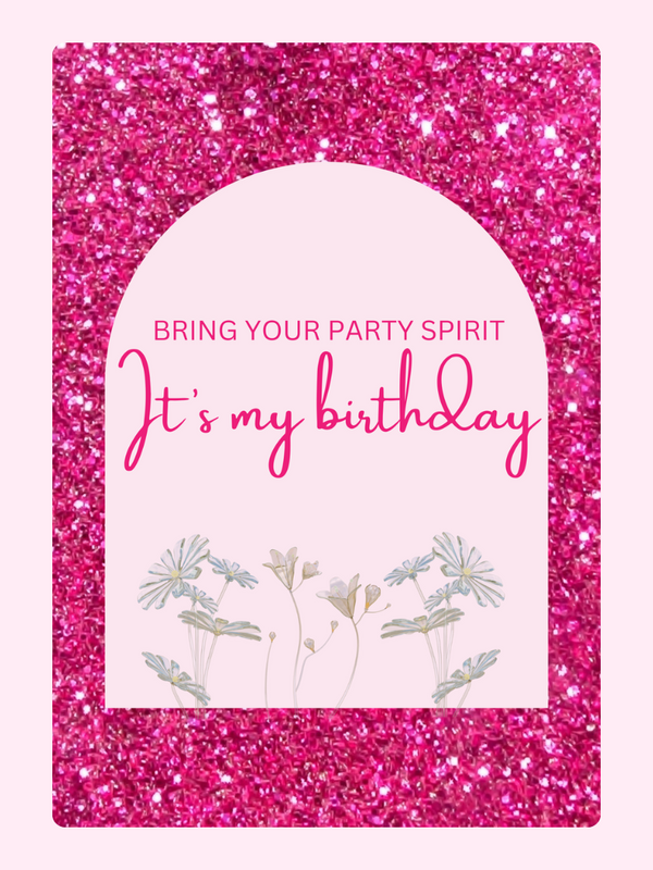 Birthday card with glitter and flowers, 37_ac8e4b16-986a