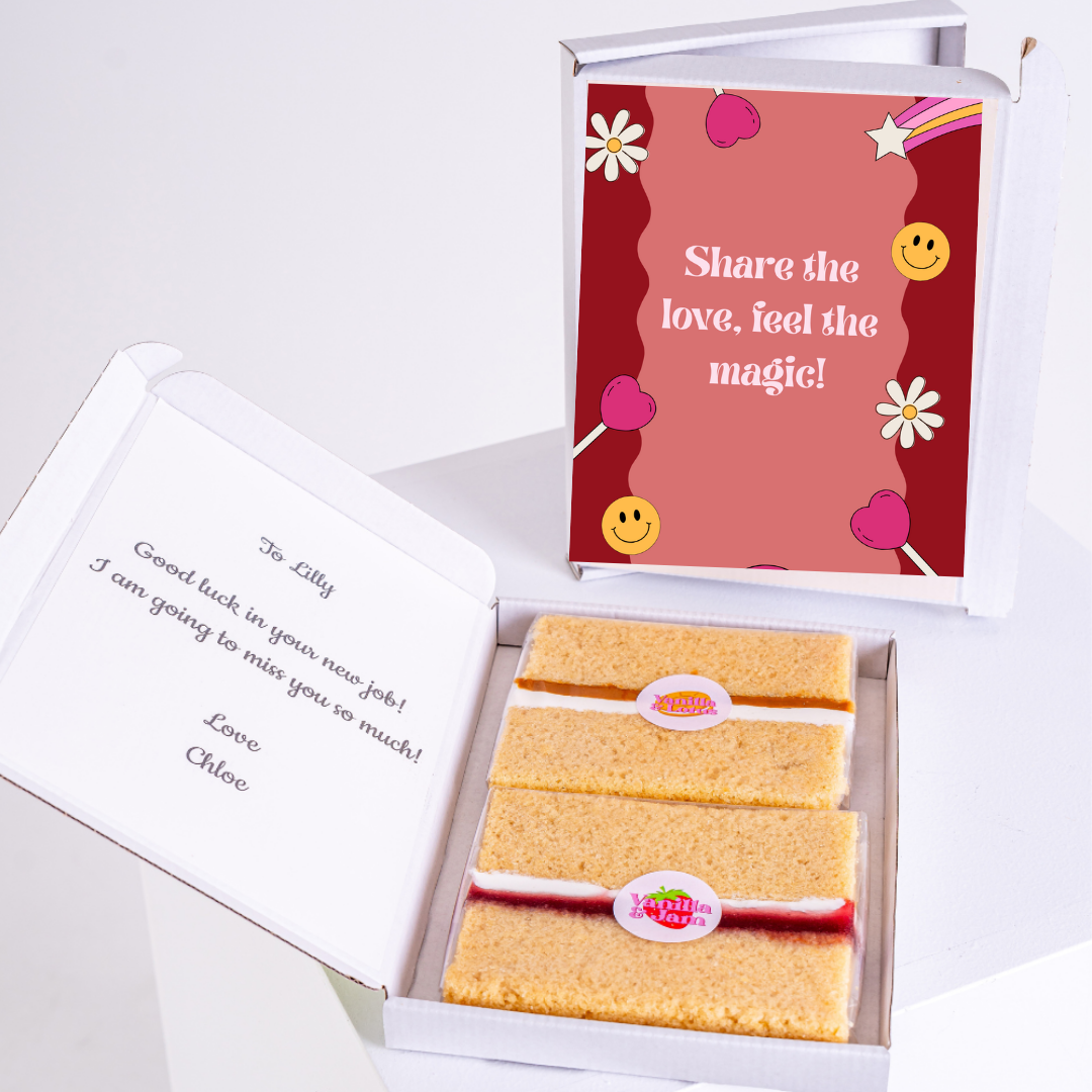 Share the love message, farewell gift.