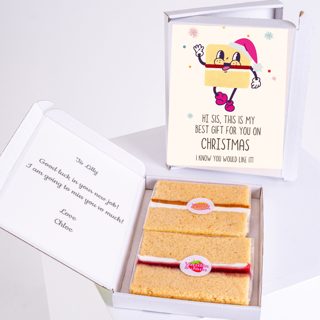 cake & card, Best gift for you on Christmas