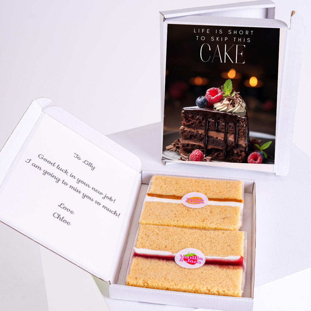 Cake gift box for Lilly, Life is Short to Skip This Cake