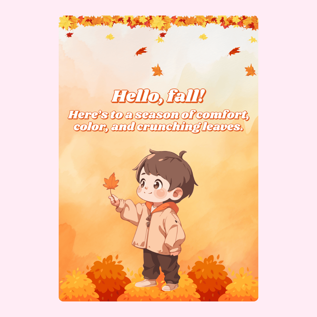 "Hello Fall" Cake & Cards - Mail Bakes