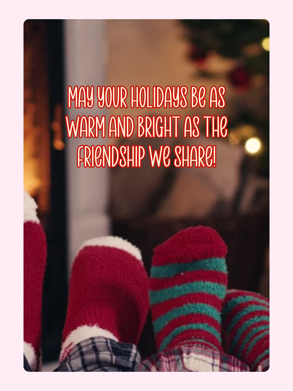 Friendship We Share Cake Card