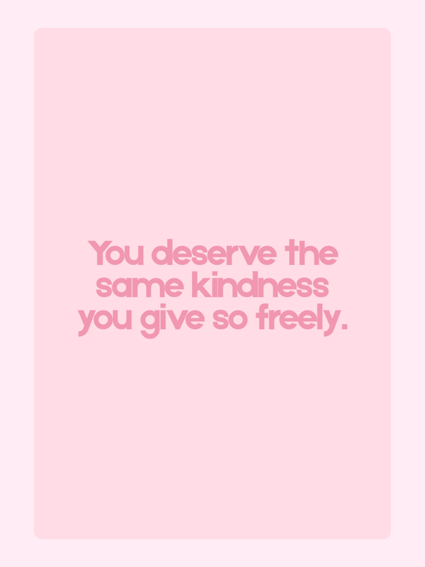 Same Kindness letterbox cake card with freshly baked cake slices