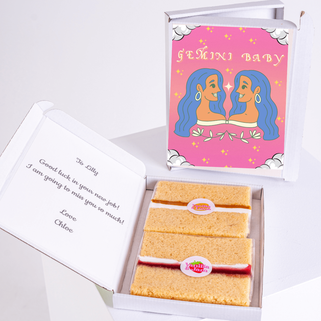 Gemini Baby cake gift box for Lilly