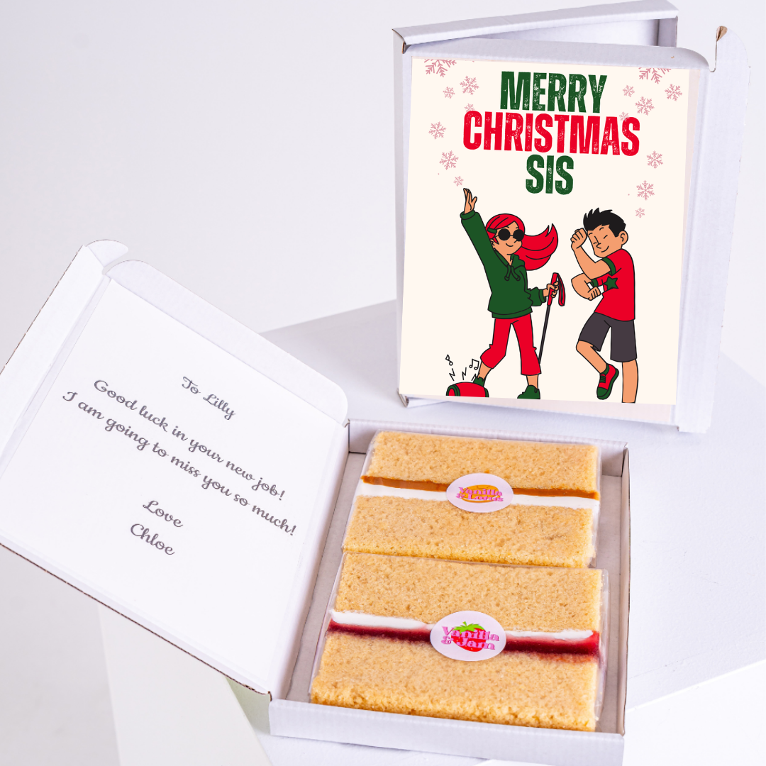 Christmas gift box Merry Christmas Sis for Lilly