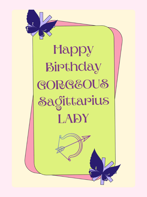 Gorgeous Sagittarius Lady