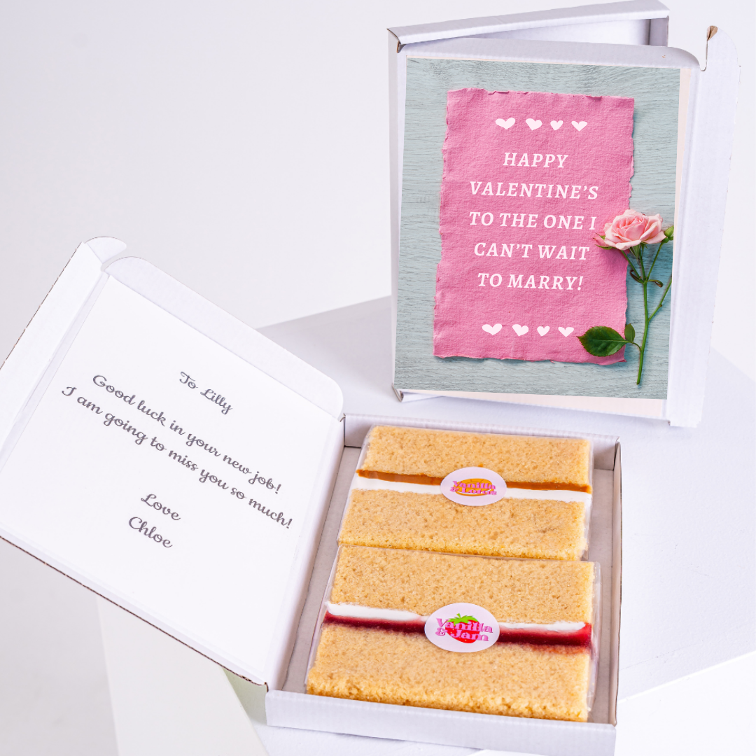 Valentine's Day cake gift with message for Lilly (45_063cfbf4)